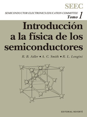 cover image of Introducción a la física de los semiconductores